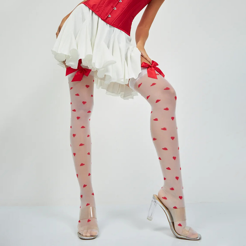 Women Sexy Cute Love Heart Pat - Christmas Stocking Hanging incelemesi ve fiyatı