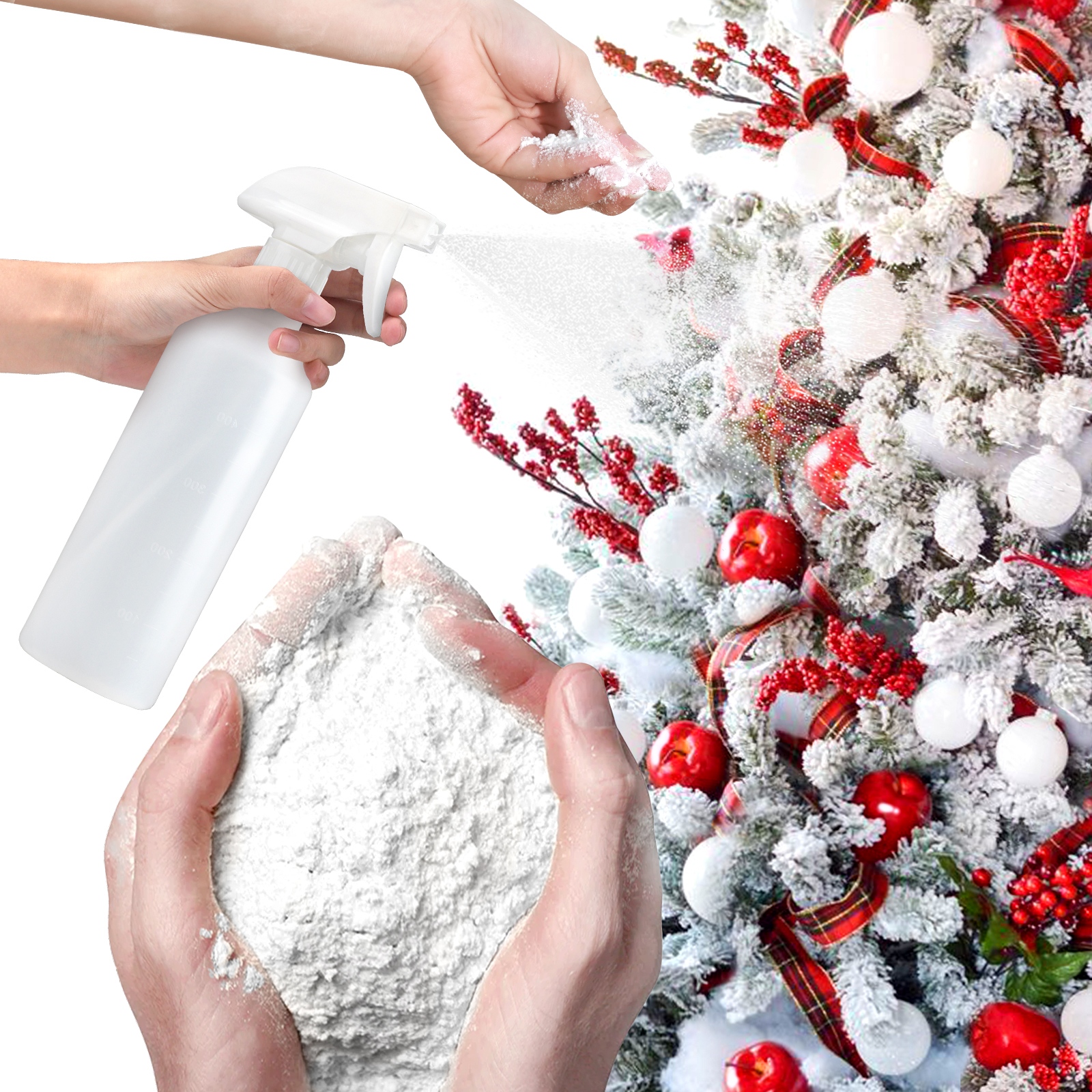3.4 Lbs Artificial Snow Flocki - Christmas Wreath Fake incelemesi ve fiyatı