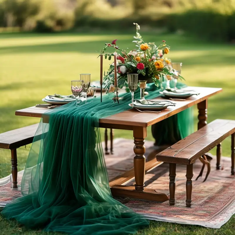Gauze Table Runner Sheer Arch  - Christmas Table Runner incelemesi ve fiyatı