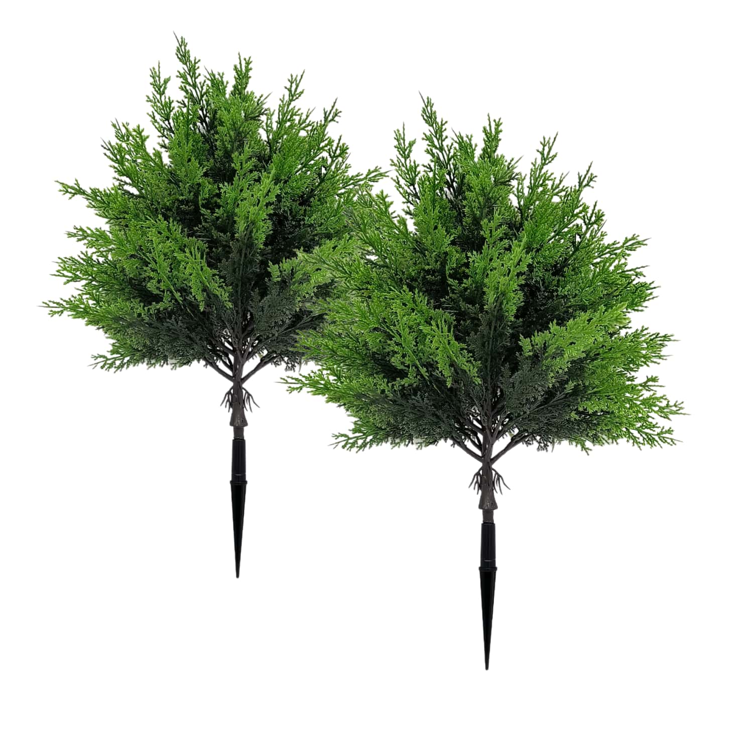 2pcs Outdoor Artificial Greene - Christmas Tree Artificial incelemesi ve fiyatı