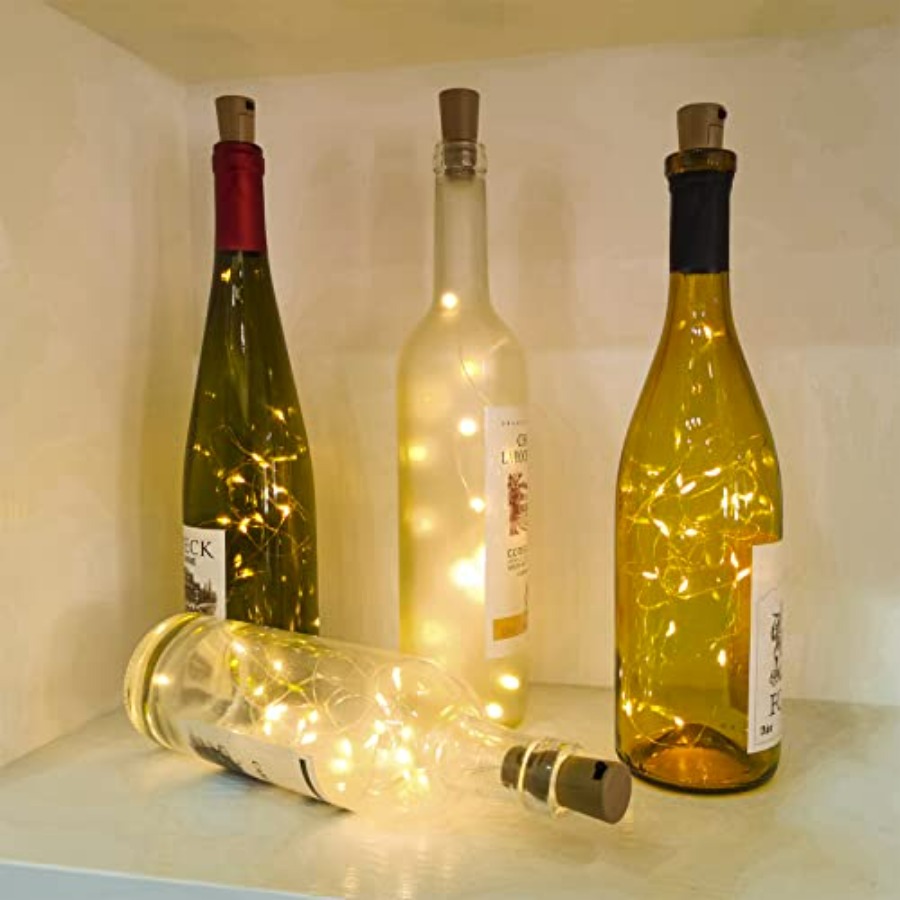Wine Bottle Lights with Cork,  - Led Fairy String Lights incelemesi ve fiyatı