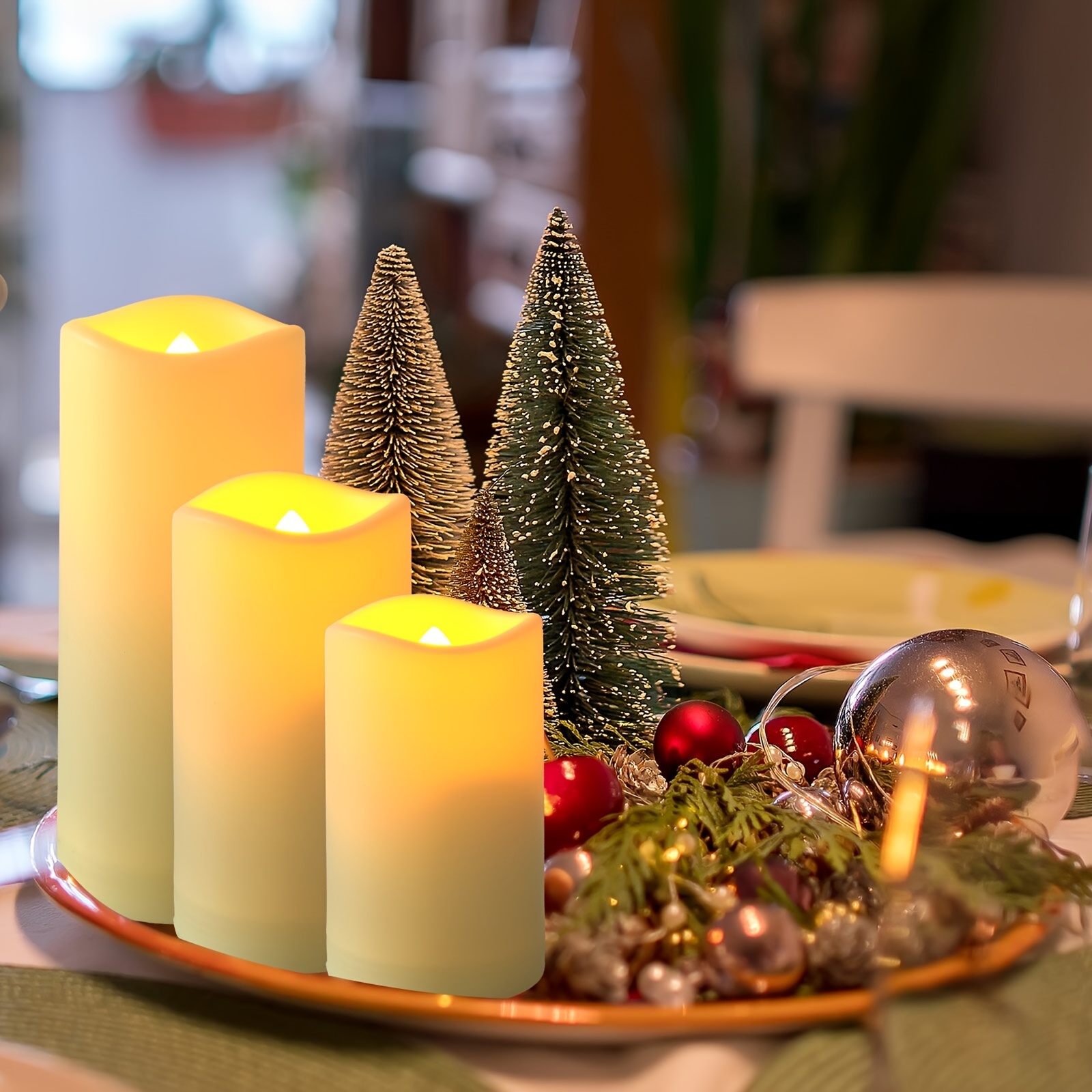 72-Piece Flameless Flickering  - Holiday Candle Set incelemesi ve fiyatı
