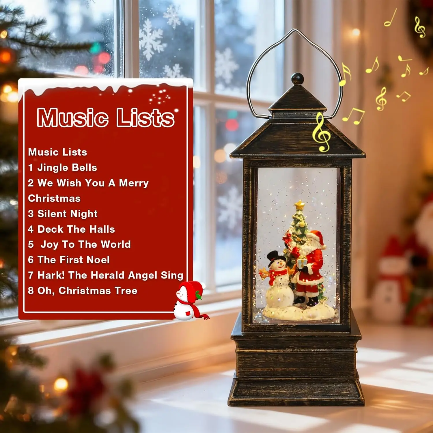 Christmas Snow Globe Lantern w - Snow Globe Musical incelemesi ve fiyatı