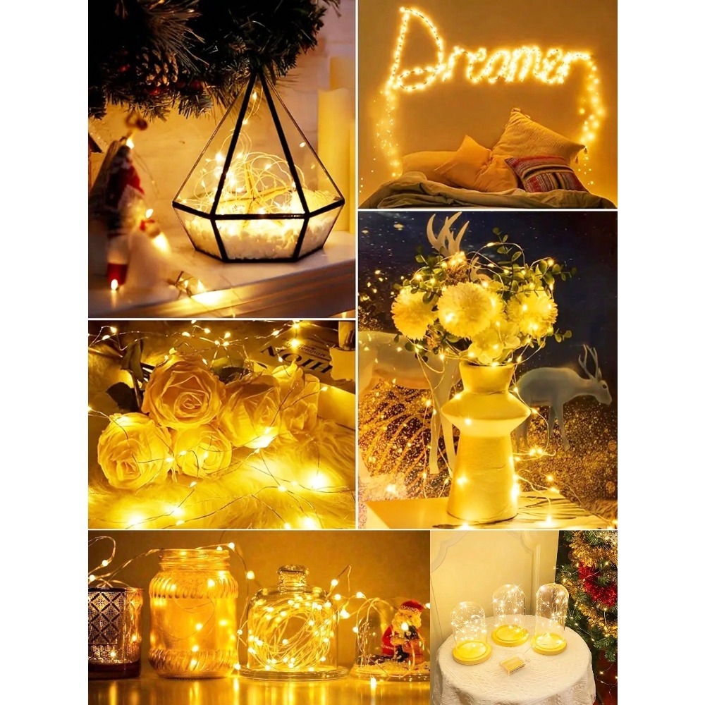 1pc Warm White LED Copper Wire - Led Fairy String Lights incelemesi ve fiyatı