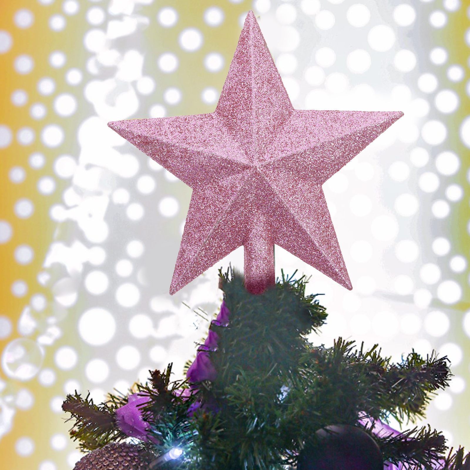 10Pcs Christmas Tree Star Topp - Star Tree Topper incelemesi ve fiyatı