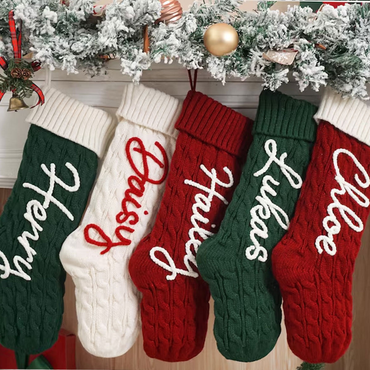 1PC Christmas decorative stock - Christmas Stocking Hanging incelemesi ve fiyatı