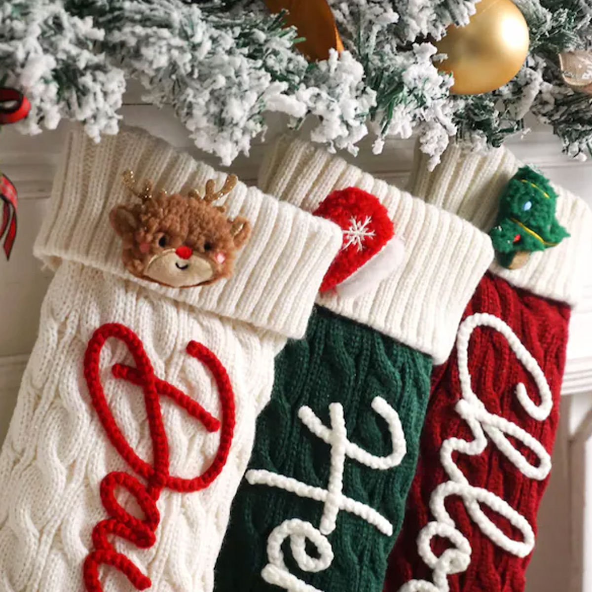 1PC Christmas decorative stock - Christmas Stocking Hanging incelemesi ve fiyatı
