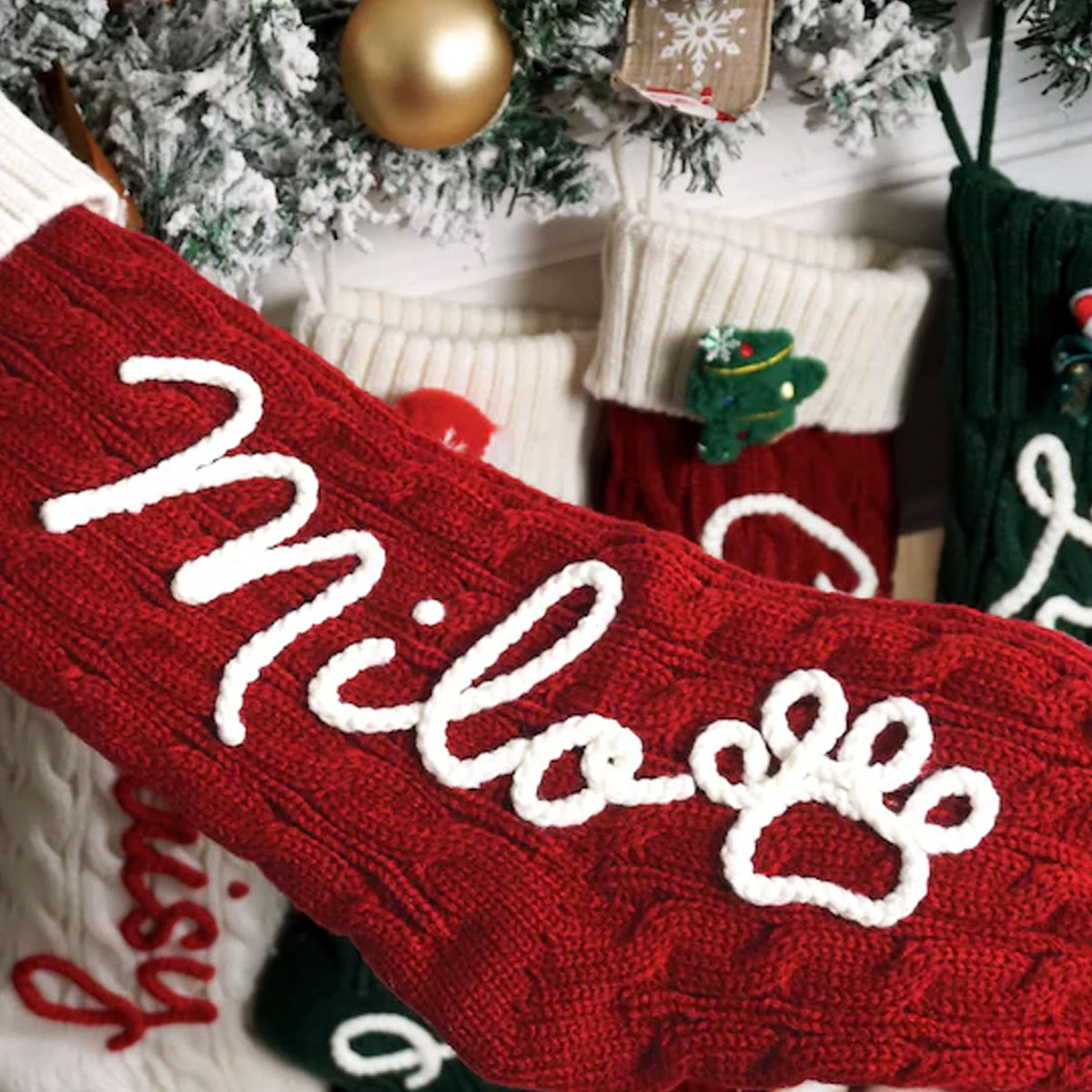 1PC Christmas decorative stock - Christmas Stocking Hanging incelemesi ve fiyatı